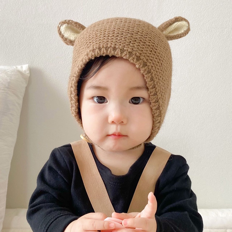 Topi Anak Telinga Kelinci / Topi Anak Knit