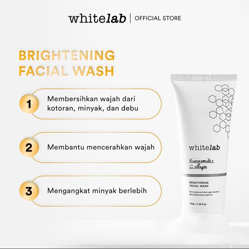 WHITELAB BRIGHTENING FACIAL WASH