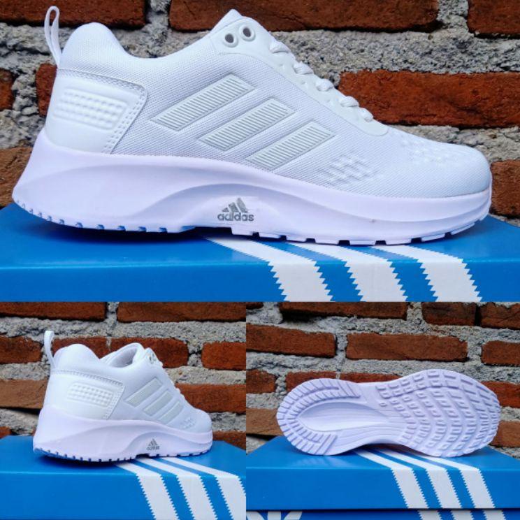 12.12 Fasion sale BAYARDITEMPAT Sepatu adidas zoom wanita putih laris olahraga sport joging senam zu
