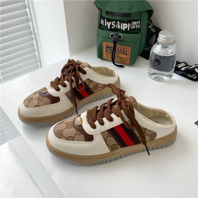 [COD] 0190 GD Stripe Half Drag Sneakers