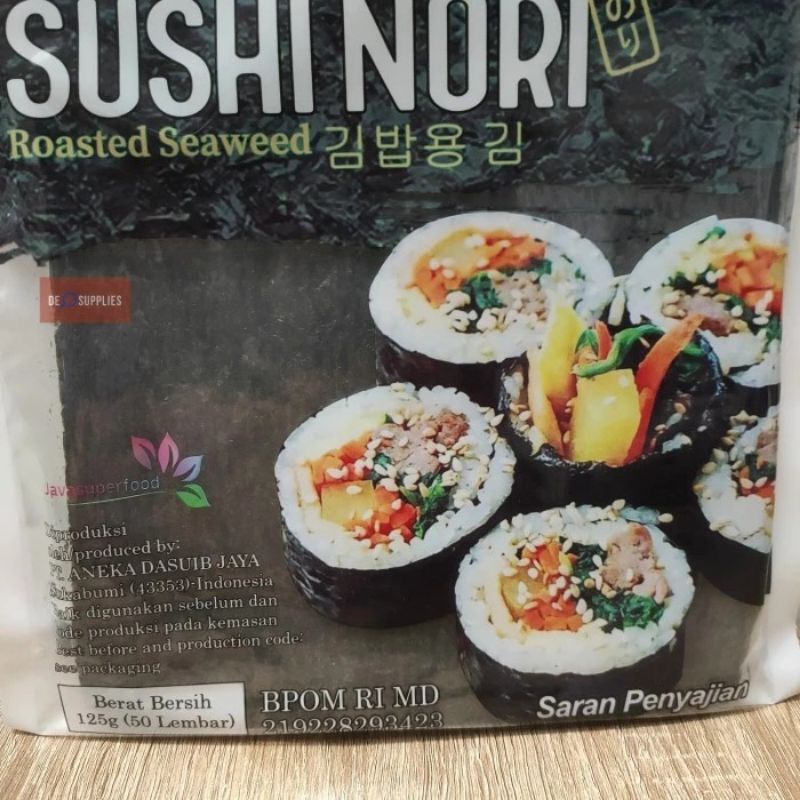 

RB Sushi Nori Gold 50 lembar - Rumput Laut Seaweed Kimbap Java Halal MUI