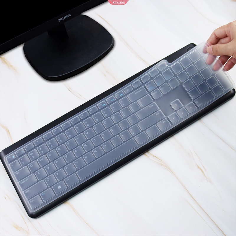 17 inch Notebook Laptop Dustproof Keyboard Cover Protector Skin for Dell KM117 WK117 WK118Ultra-thin Super Soft Silicone [ZXL]