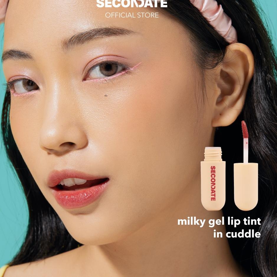 ✦ SECONDATE Milky Gel Lip Tint Cuddle ℗
