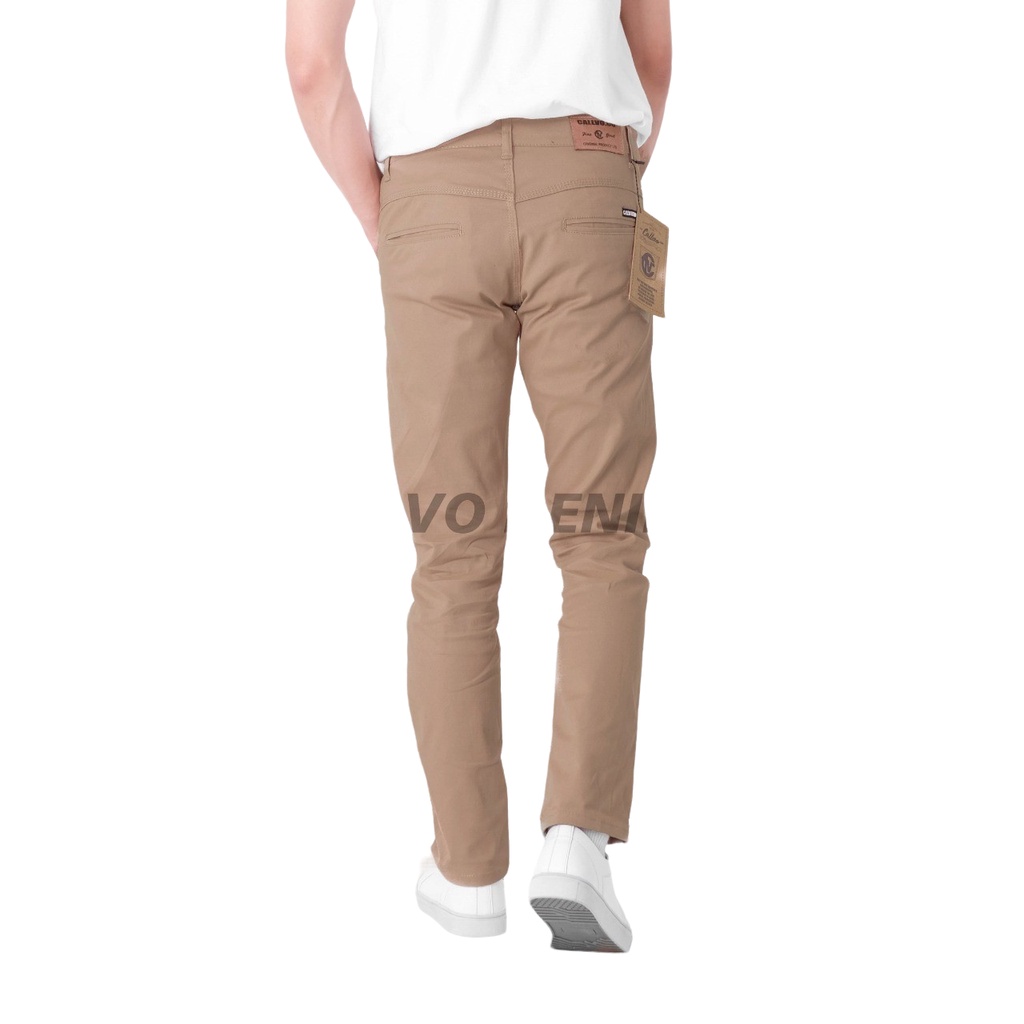 Celana Chino Pria Panjang Slimfit Pensil Katun Strecth Melar Quality Premium Distro Celana Cowok Chinos Kerja Santai Casual Formal