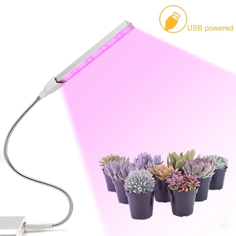 Stand USB Led Phyto Bars Bunga Led Tanaman Cahaya Untuk Rumah Ruang Tamu Indoor Desktop Isi Tanaman Tumbuh Lampu Indoor Isi Cahaya Seedling Lamp Grow Light USB Phyto Lamp Flexible