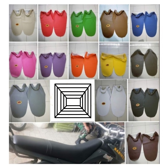 Kulit jok KTM/ Bungkus jok motor trail KTM