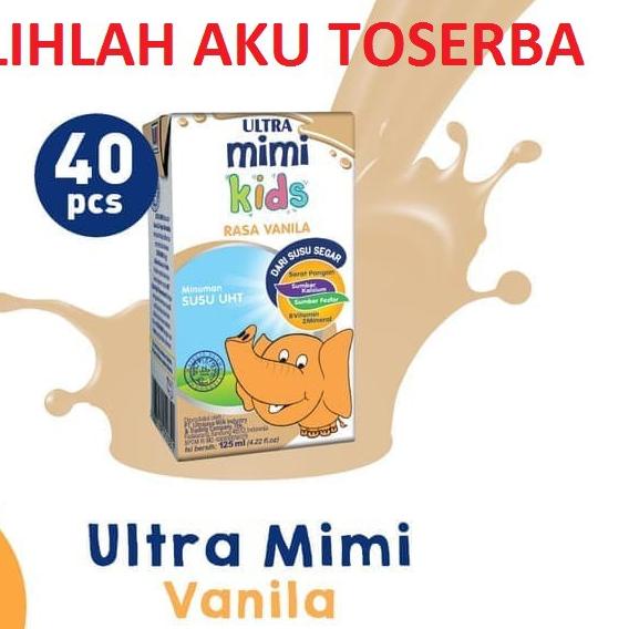 

☂ Susu Ultra Mimi Kids VANILA 125 ml - (1 DUS ISI 40) ♦