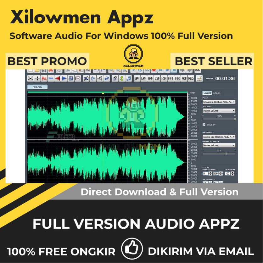 [Full Version] Softdiv Dexster Audio Editor Pro Lifetime Audio Software WIN OS