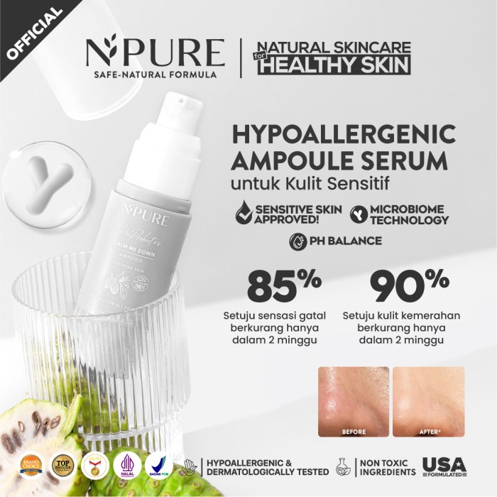 NPURE NONI PROBIOTICS “CALM ME DOWN” AMPOULE Serum Ampul