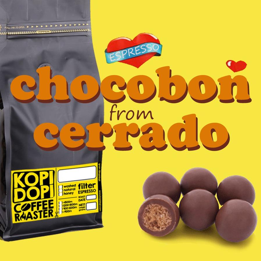 

♥ Kopi Espresso Brazil Chocobon from Cerrado Bourbonut Natural 1 kg 1kg ➧