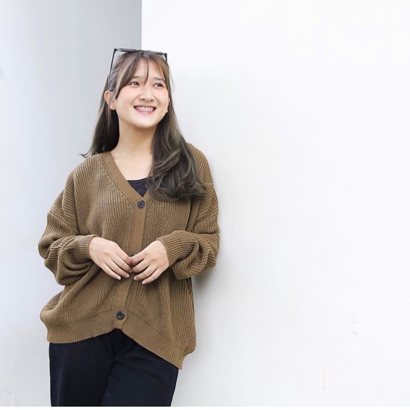 CARIGAN LOLI PRILLY / CARDIGAN KOREA / CARDIGAN WANITA / FULL KANCING / TERBARU