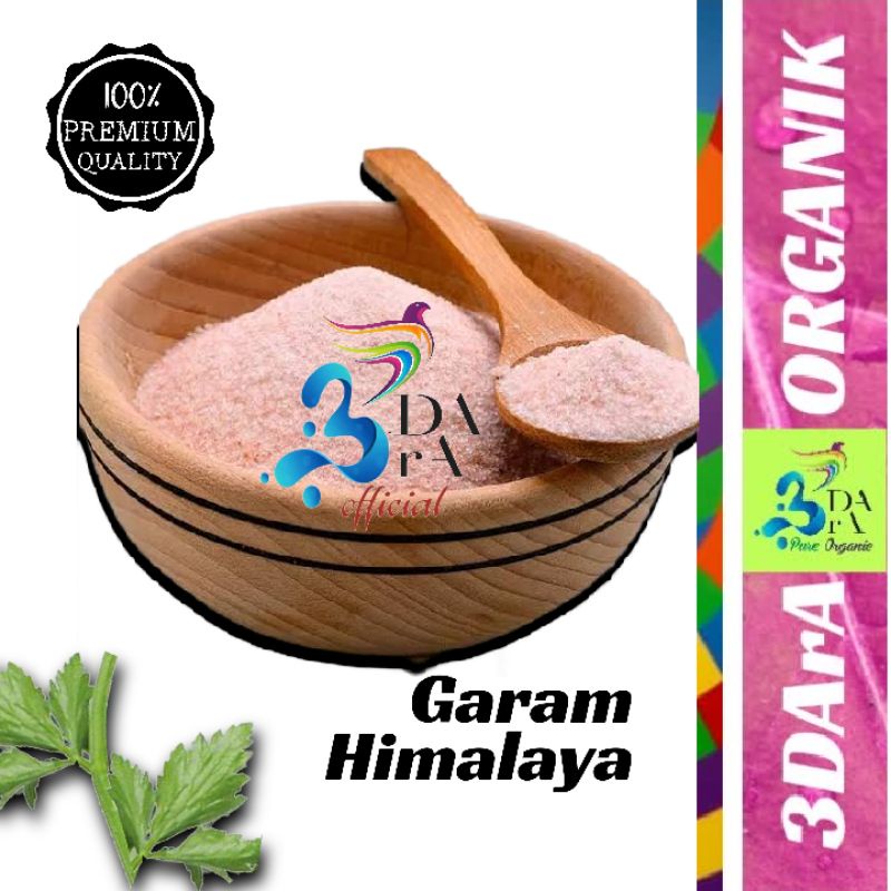 

Garam Himalaya 500gr - Natural Himalayan Pink Salt Premium Asli Tanpa Campuran