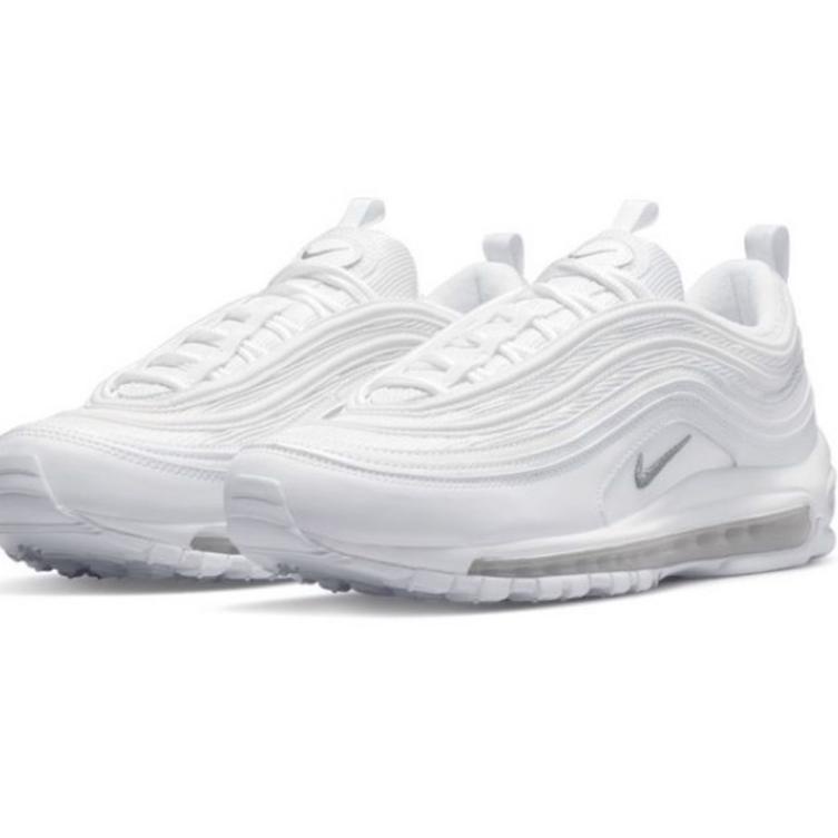 Langsung Kirim Sepatu Pria Sneakers Nike Air Max 97 Undefeated All Black White Silver Bullet Ukuran 