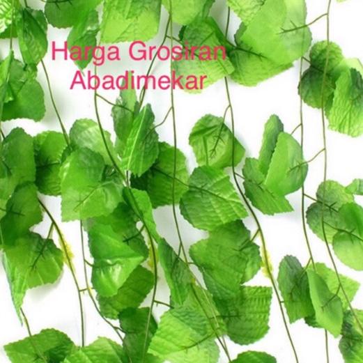 ♞ Daun rambat/aun Artifical / Daun Plastik /Daun merambat/Daun anggur/D-23 /1lusin ✷