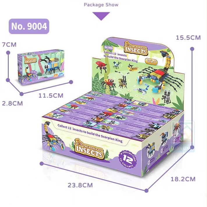 Kompatibel Lego Rakitan Blok Bangunan Partikel Kecil Animal 12 Zodiak Lego Building Blocks Educ