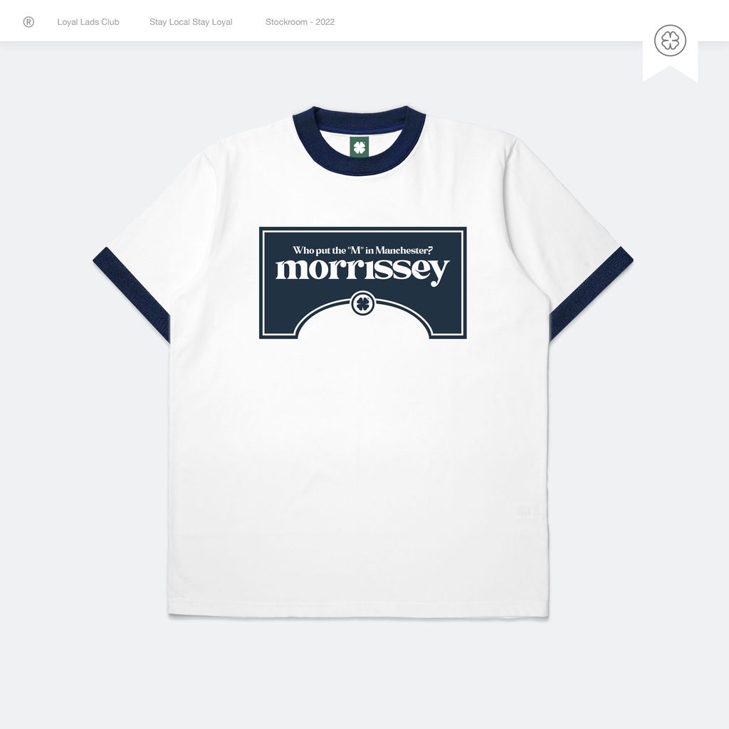 LOYAL LADS CLUB | Ringer Tee - Morrissey (White)