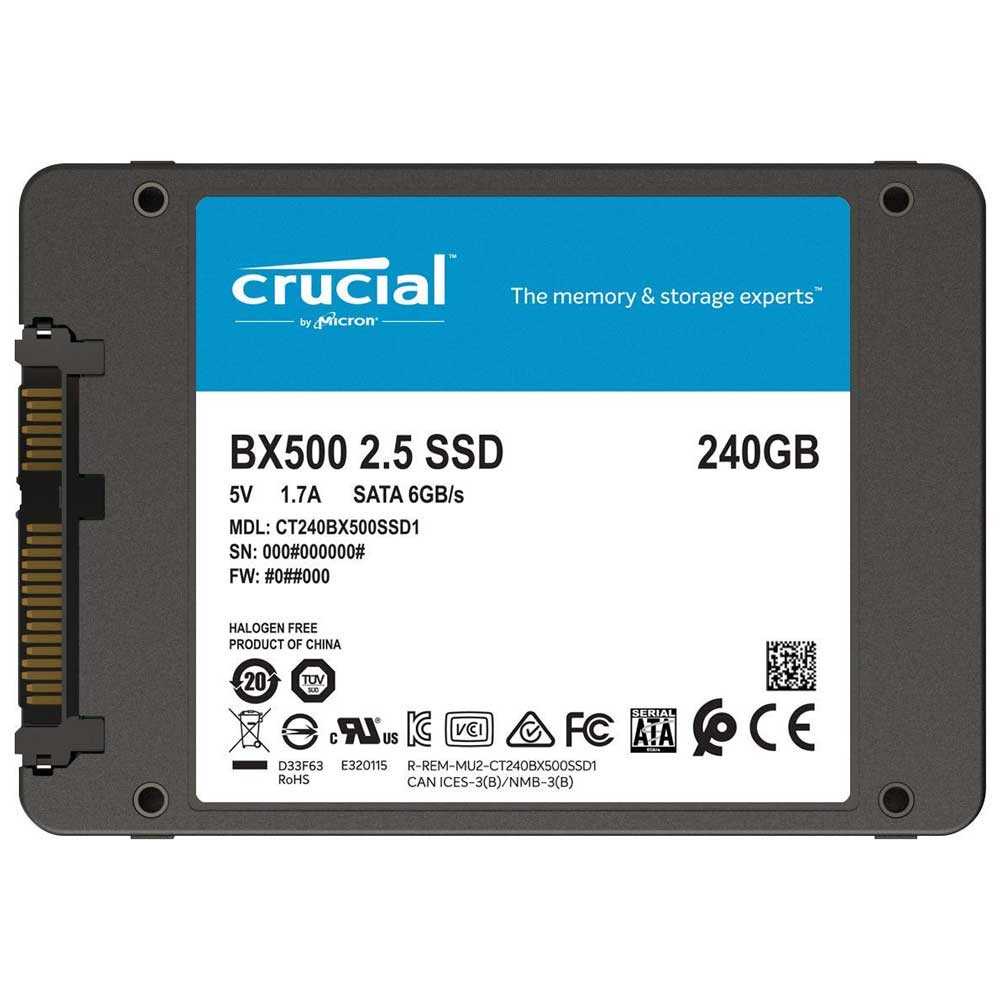 Crucial BX500 Internal SSD SATA 2.5 6GB/s - BX500