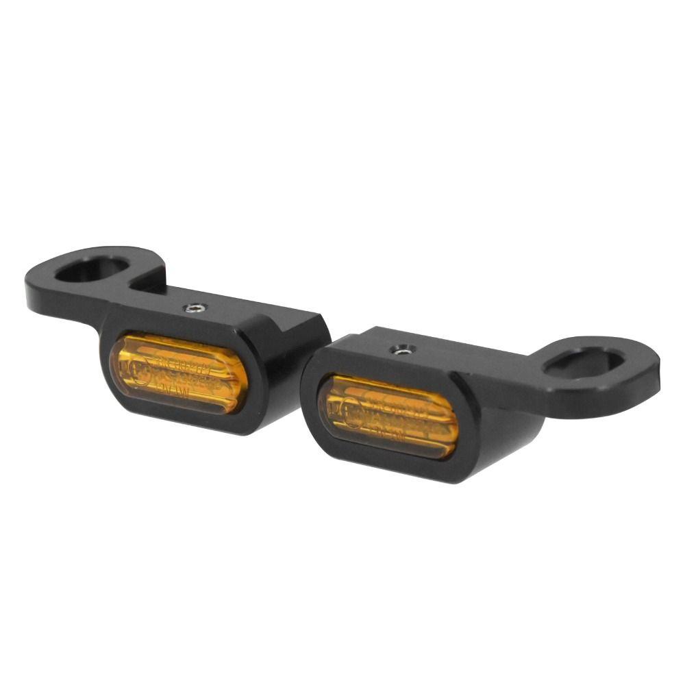 Lanfy Moto Lampu LED 12V Untuk Aksesoris Breakout Softail Ganti Running Blinker Road Glide Motor Amber Light