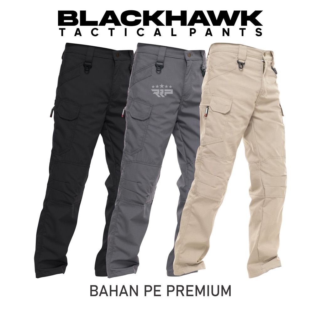 CELANA CARGO PANJANG TACTICAL BLACKHAWK KATUN RIBSTOP TR