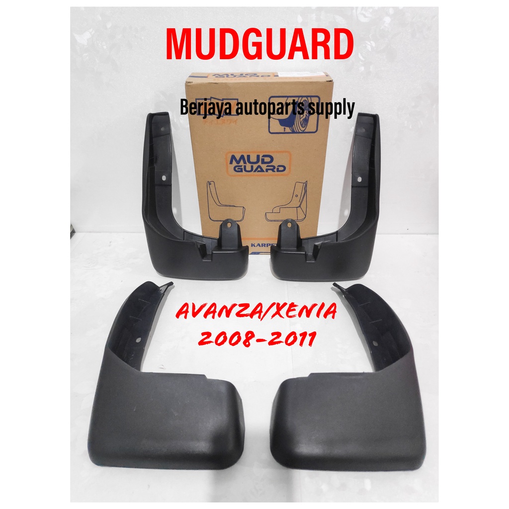 Mudguard Mobil Karpet Lumpur Avanza Innova Calya Xenia Kualitas Premium 1 set