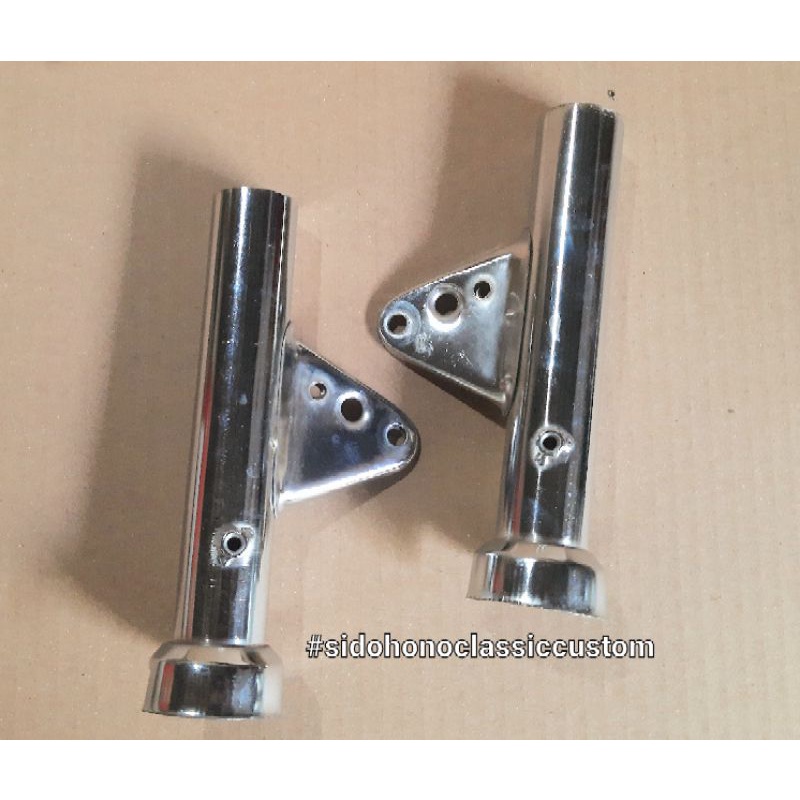 cod Pangkon lampu honda k5 honda win win100 besi krom bagus aksesoris motor