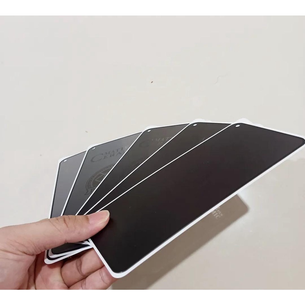 Tempered Glass Ceramic Matte Anti Spy VIVO IQOO 3 5G -IQOO -IQOO NEO 7 SE-IQOO NEO 7 RACING-IQOO NEO 7-IQOO NEO 6 SE-IQOO NEO 6-IQOO NEO 5 SE-IQOO NEO 5-IQOO NEO 3 5G-IQOO NEO 855-IQOO NEO (HOKKY ACC)