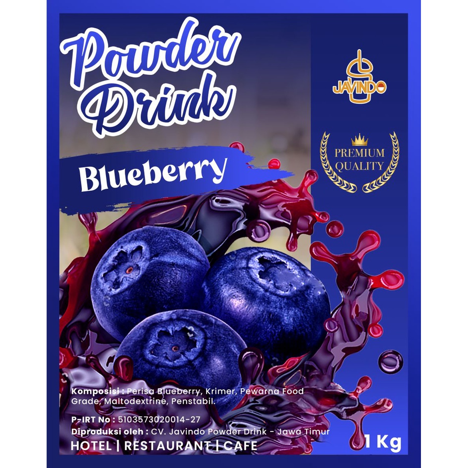 

✨NEW✨ -Bubuk Minuman Blueberry Premium- 1.1.23