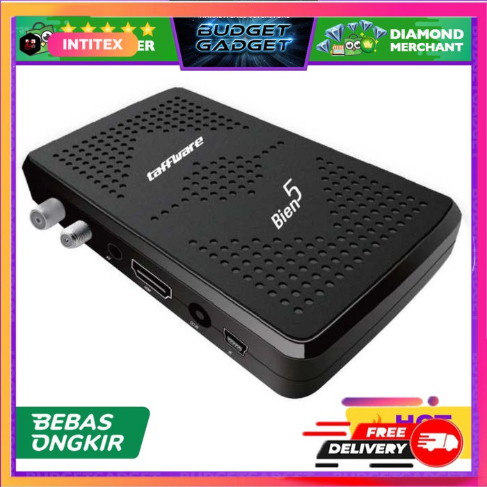 Best Seller Taffware Bien5 Digital Satellite Tv Tuner Box Youtube 1080P Dvb-T2+S2