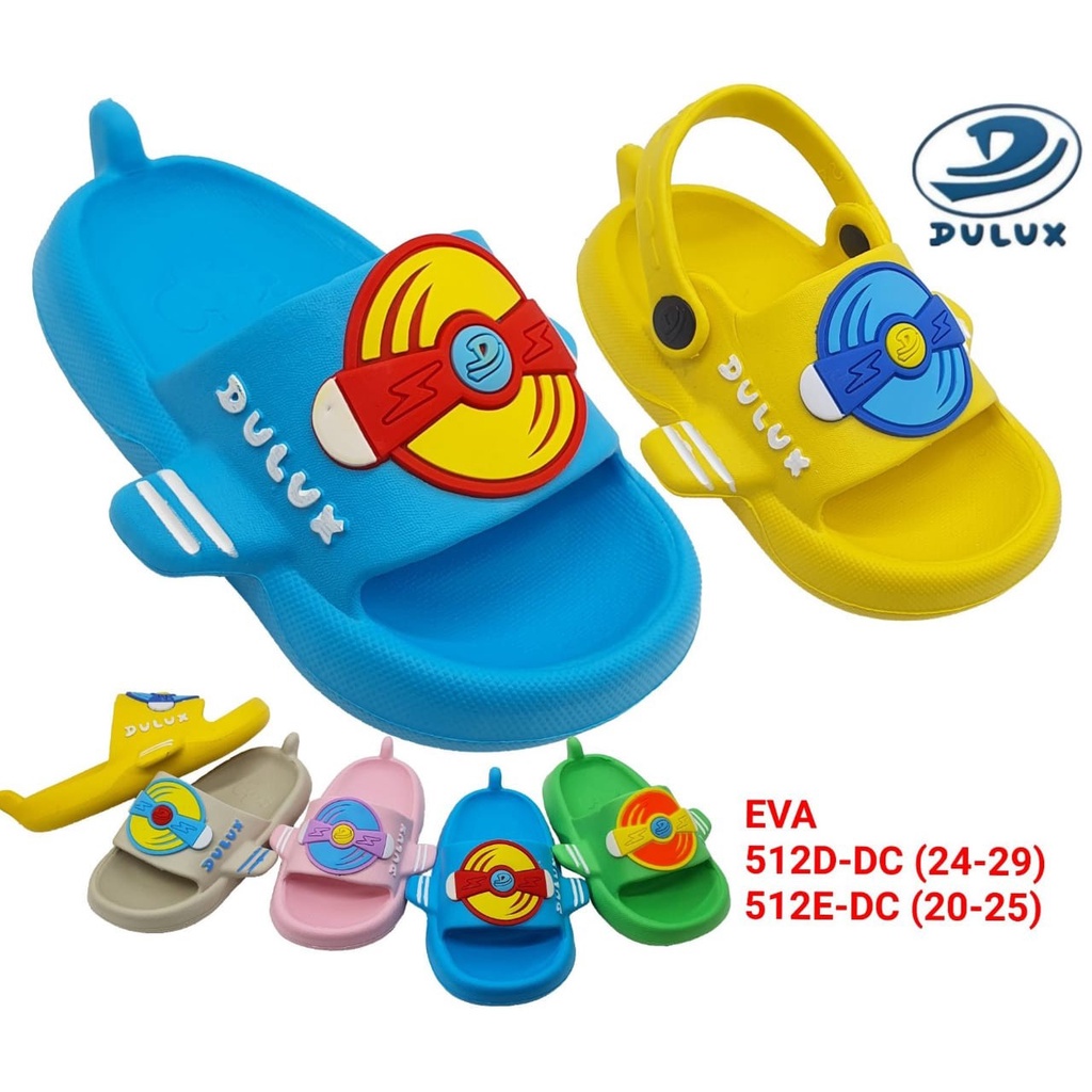 SANDAL SLOP BALITA PESAWAT LUCU 512E UKURAN 20-25