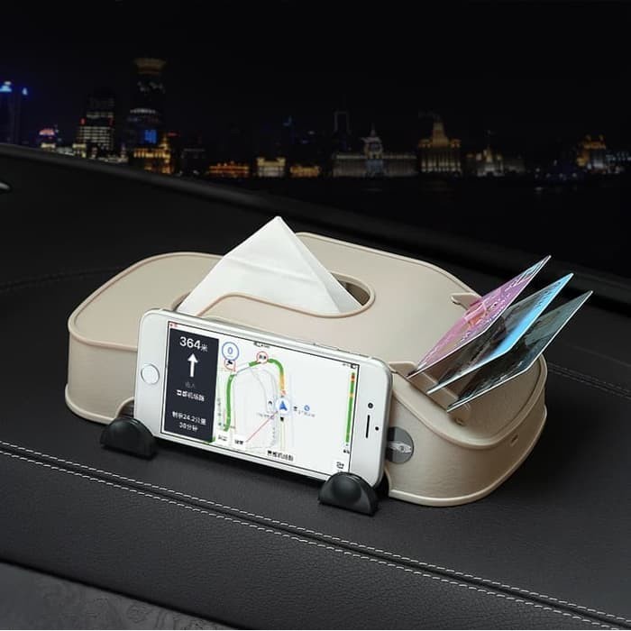 BAROKAH GAMIS Spot Car 3 in 1 - Tempat Tissue Mobil Dasboard