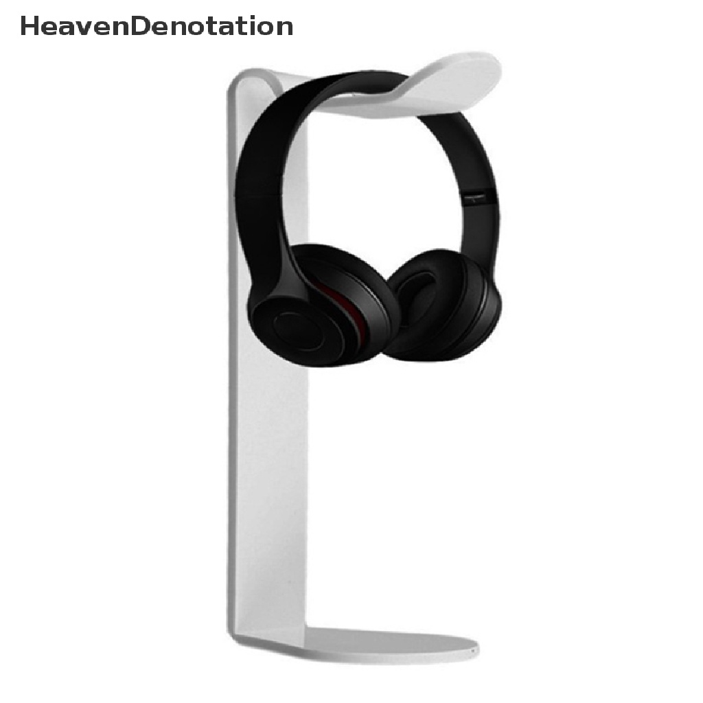 [HeavenDenotation] Headphone Stand Universal Acrylic Gaming Headset Stand Meja Headset Display Stand Untuk Pajangan Meja Stand Headset Bergaya HDV