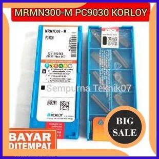 limited stock insert bubut potong MRMN300-M PC90030 korloy pisau bubut potong mata holder