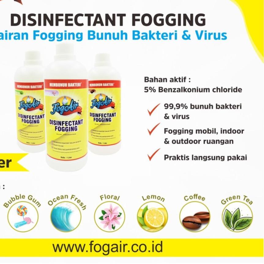 Sale☑️FOGAIR - DISINFECTANT FOGGING - OBAT FOGGING DISINFECTANT MERK FOGAIR WATER BASED