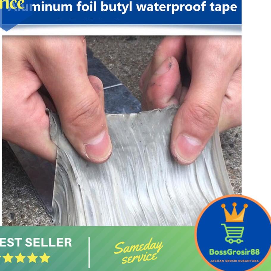 ☉ Lakban Alumunium Foil Tape Tahan Air Bocor Atap / LAKBAN SUPER KUAT ●