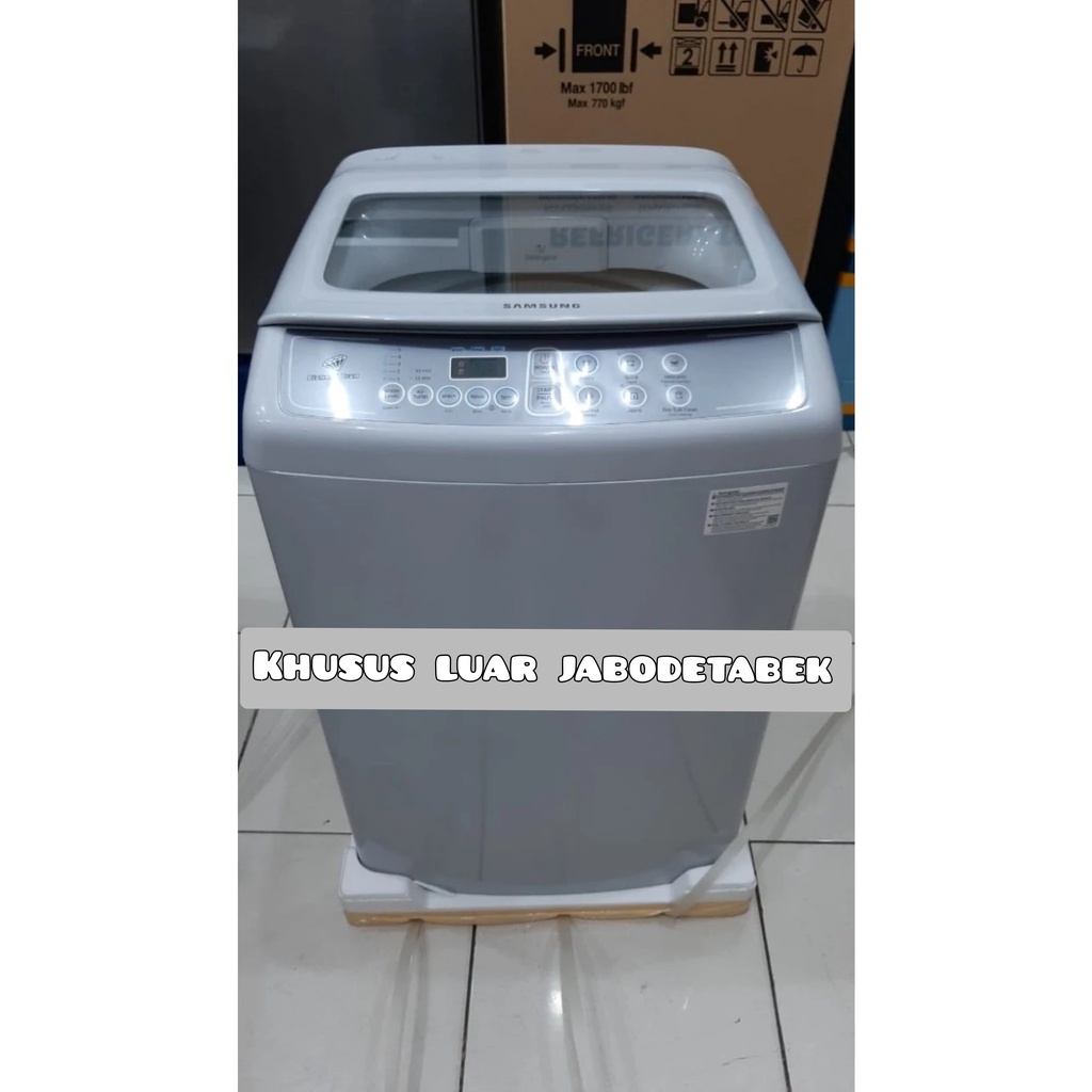 Mesin Cuci Samsung 1 Tabung Top Loading 7KG WA70H4000SG-SE / 8KG WA80H4000SW/SE KHUSUS LUAR JABODETABEK