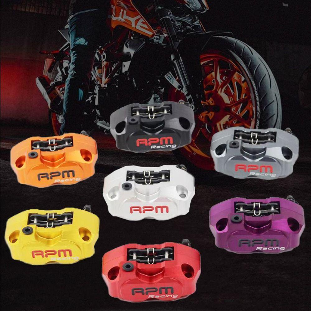 LANFY Rpm Kaliper Rem Untuk Motor Trail Modify Aluminium alloy Aksesoris Empat piston Pengganti Radial Disc Brake Caliper