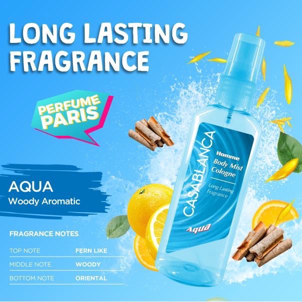 Casablanca Body Mist  Cologne Pria 100 ml