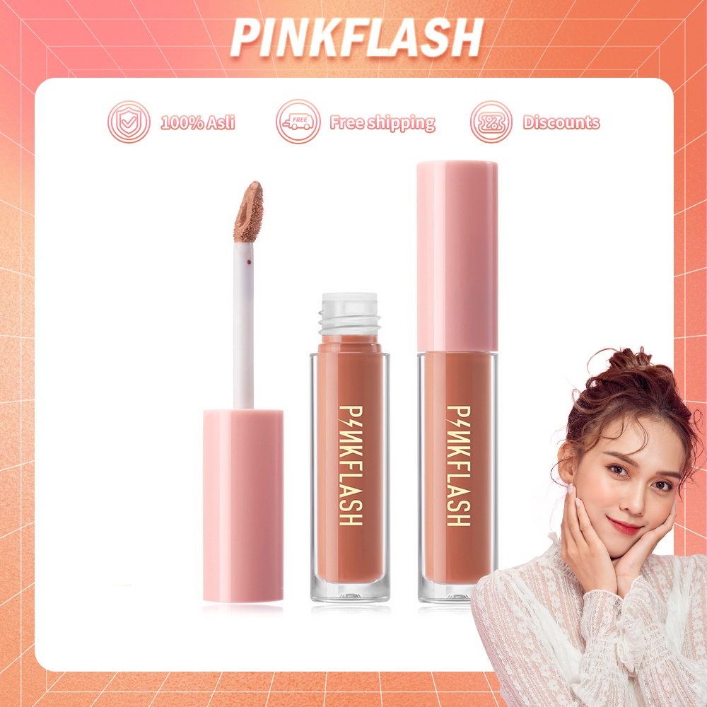 PINKFLASH Matte Lipstik Lembut Tahan Lama Pelembab  Matte Lipstik  Pigmentasi Tinggi O01 1 Piece Pigmentasi Tinggi