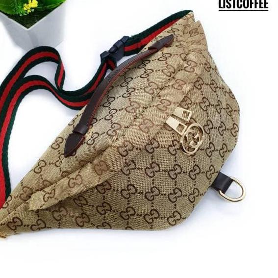 12.12 BIG SALE FASION tas pinggang BumBag GUCCI SLING Tas Pinggang Import Wanita waistbag guci BATAM