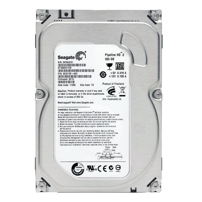 HARDISK HDD WD BLUE 320GB Harddisk Sata 3.5&quot; Termurah