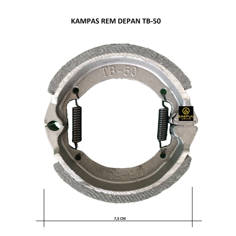 Kampas Rem Depan Sepeda Listrik Motor Listrik