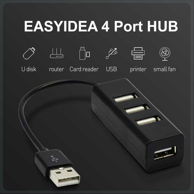 EASYIDEA Portable USB Hub - HB3004