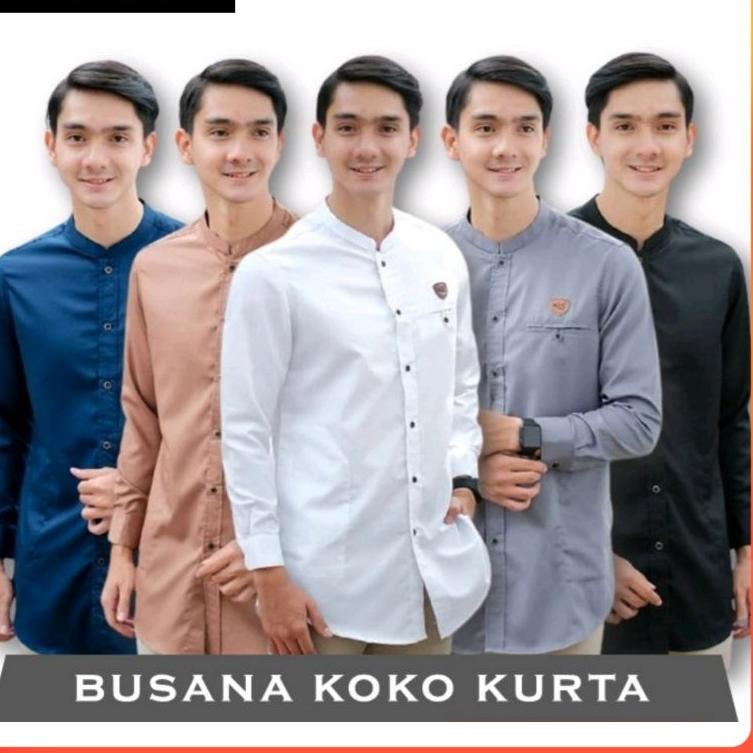 SIAP KIRIM Koko ku Turki Lengan Panjang - Kemeja Koko Turki Dewasa