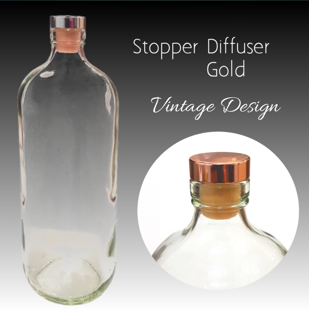 BOTOL KACA 1 LITER / BOTOL KOPI BOTOL MINUM KACA 1 LITER / BOTOL JAMU 1 LITER (VINTAGE) TS88