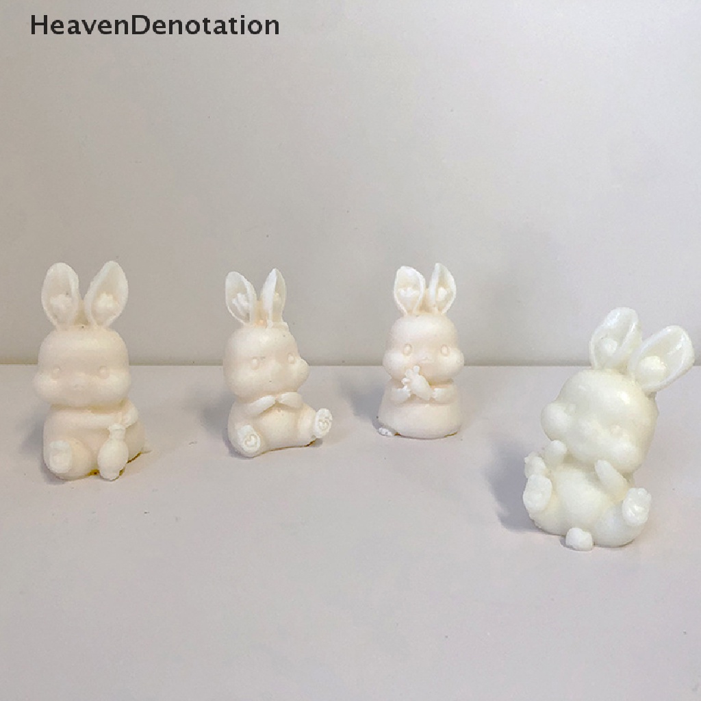 [HeavenDenotation] Easter Cute Rabbit Silicone Mold DIY Cetakan Kue Coklat Dekorasi Kue HDV