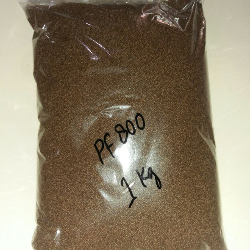Pelet Pf800 kemasan 1kg pakan ikan lele gurame