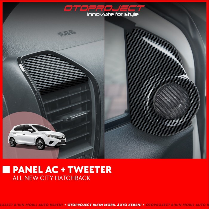Panel Ac + Tweeter Carbon Otoproject City Hatchback
