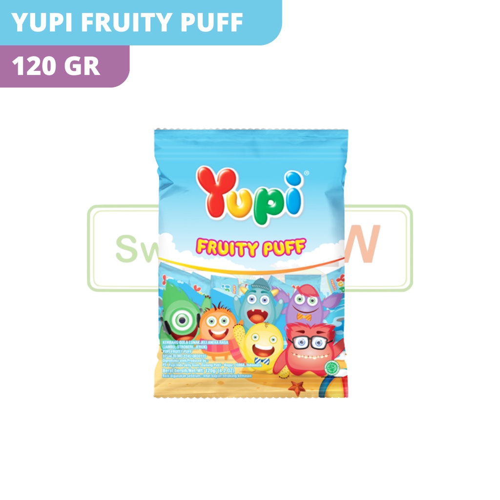 

YUPI FRUITY PUFF 120GR