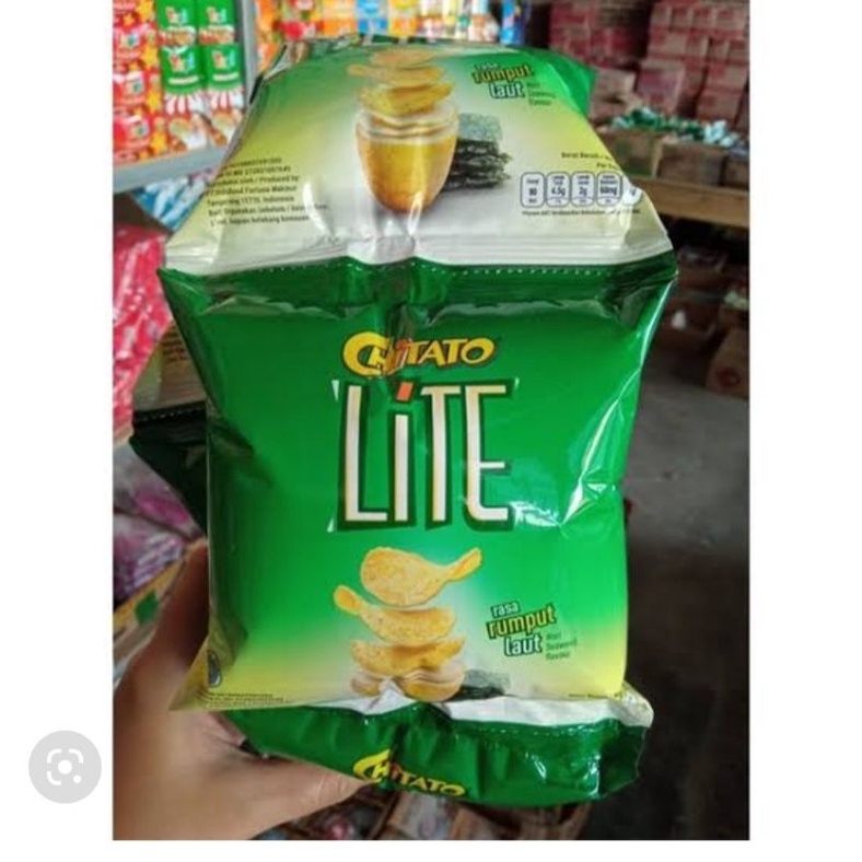 

Chitato lite rasa rumput laut_kripik jajanan/snak anak renteng ecer 2000