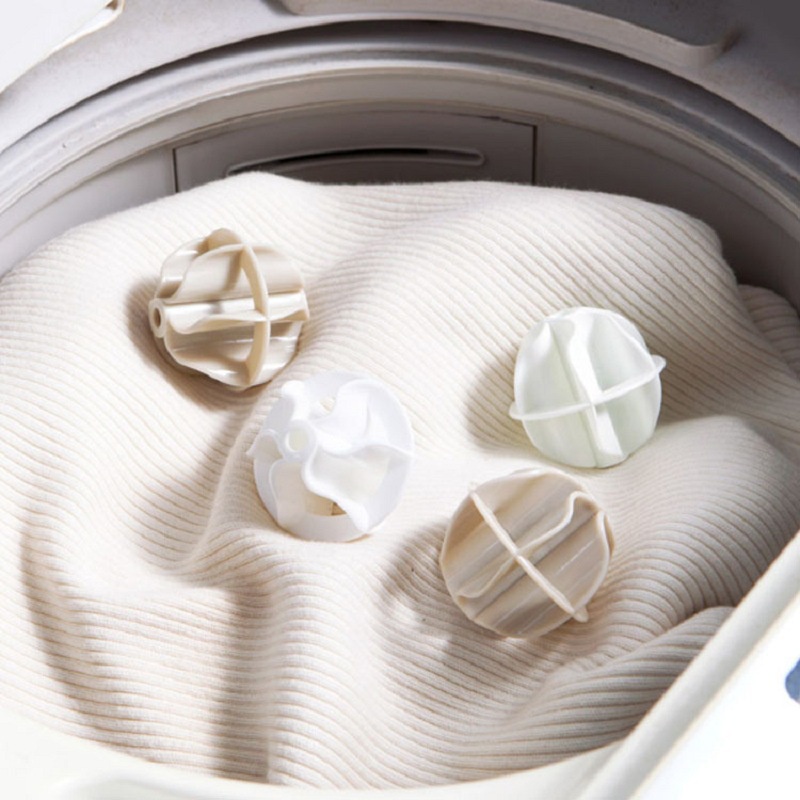 Bola Pencuci Pakaian Reusable Silikon Lembut Premium Dekontaminasi Dan Anti Kusut Laundry Ball Home Laundry Cleaning Tools Washing Machine Anti winding Cleaning Ball